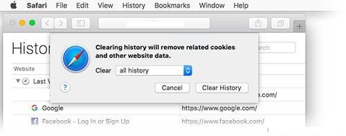 Internet Browser History