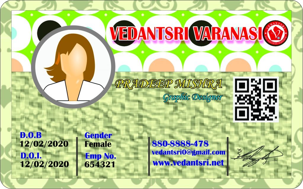 CorelDraw Design Entry Card Project