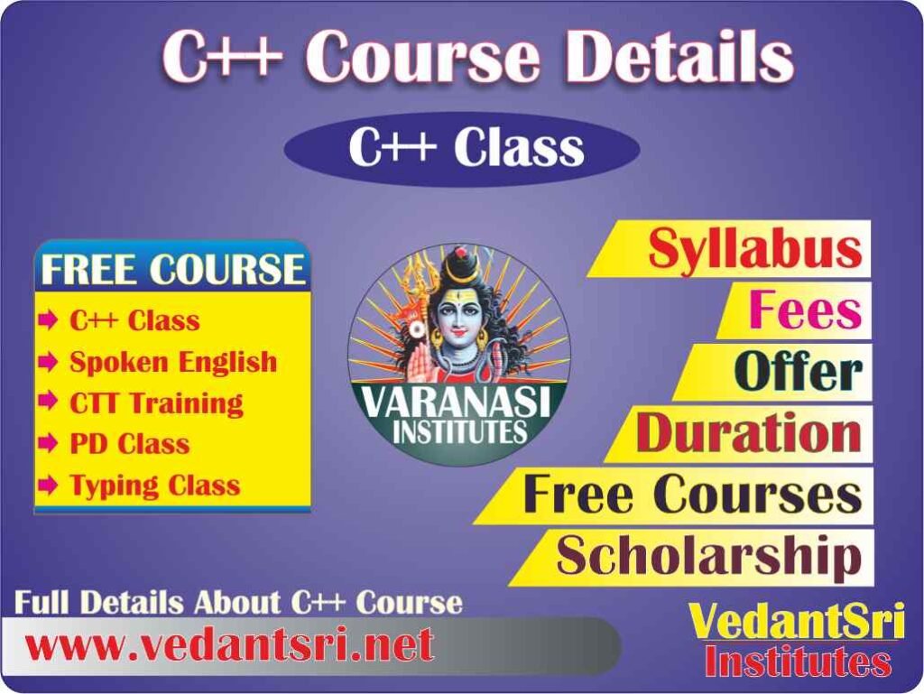 C++ Course Details, Fees, Duration, Scope, Syllabus, Admission, Institutes & Jobs