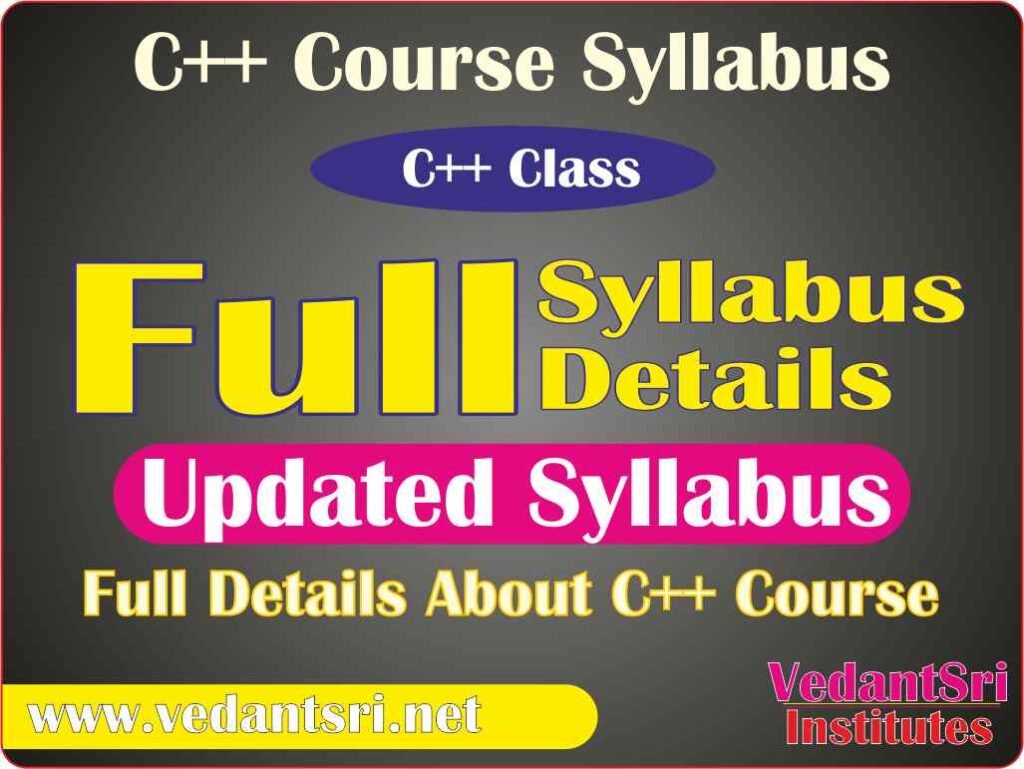 C++ Course Details, Fees, Duration, Scope, Syllabus, Admission, Institutes & Jobs