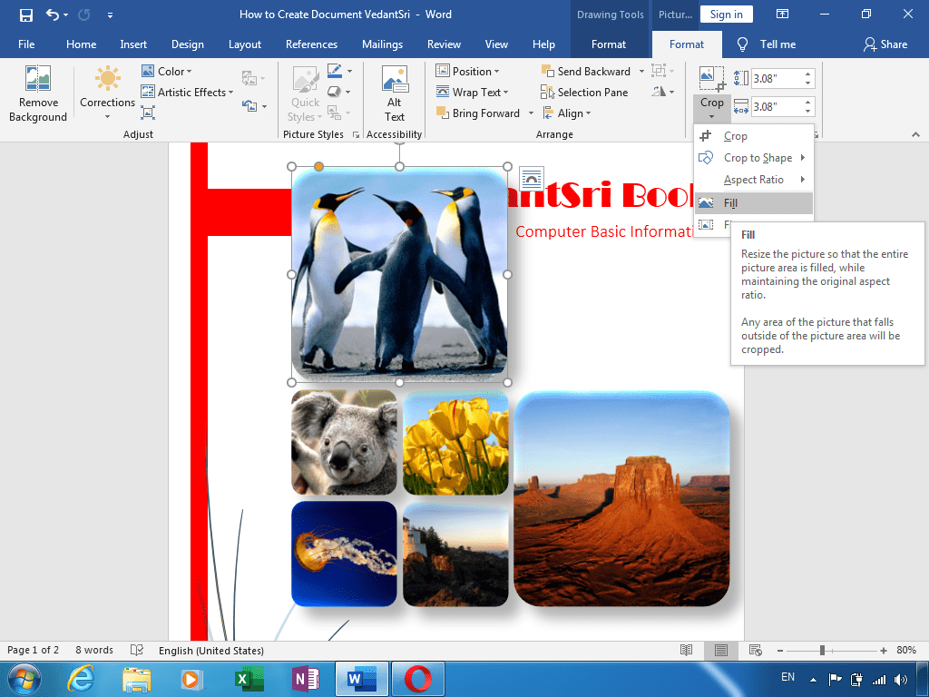 Create Document in Word