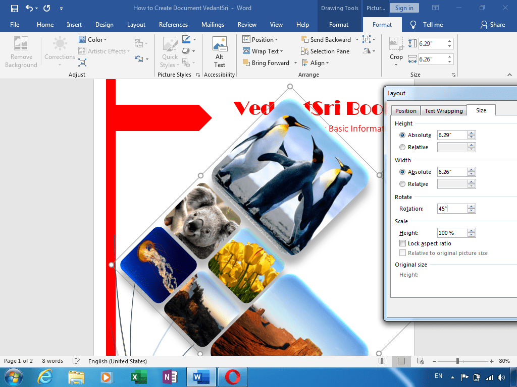 Create Document in Word