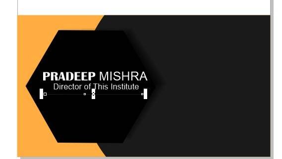 Visiting Card in CorelDraw, Easy and simple Method Step By Step, Download Source file