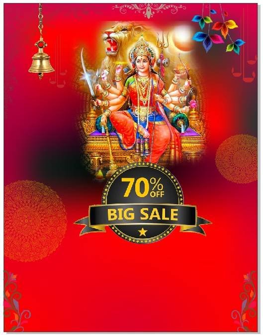 Offers Navratri Card in CorelDraw, Simple Method, Download Source File