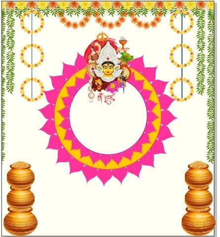 Navratri Template in CorelDraw, Step By Step Simple Method, Download Source File