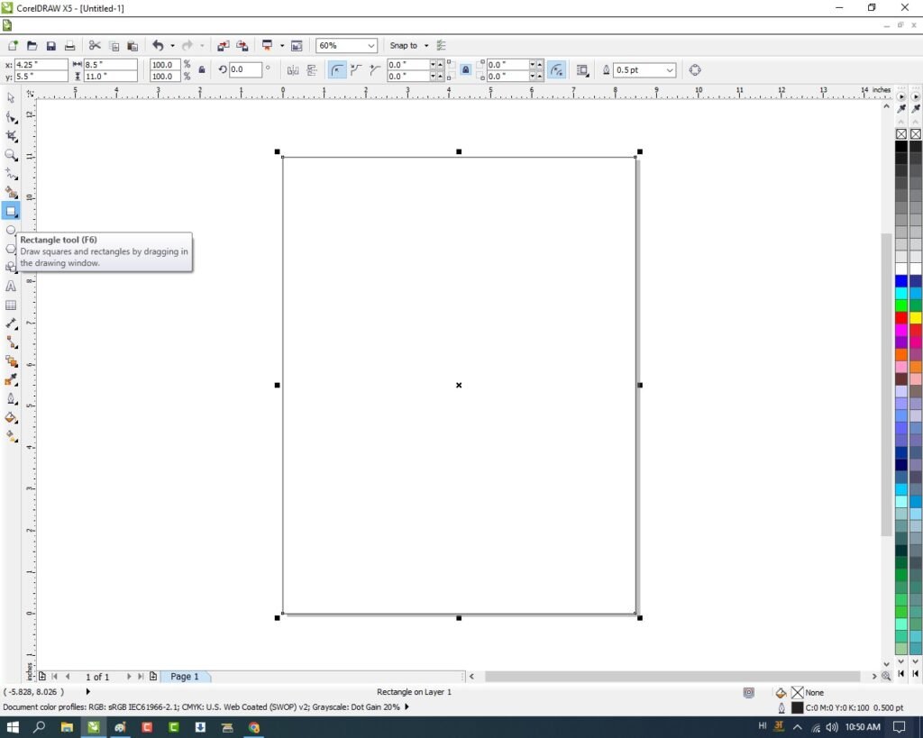 Template Design in CorelDraw