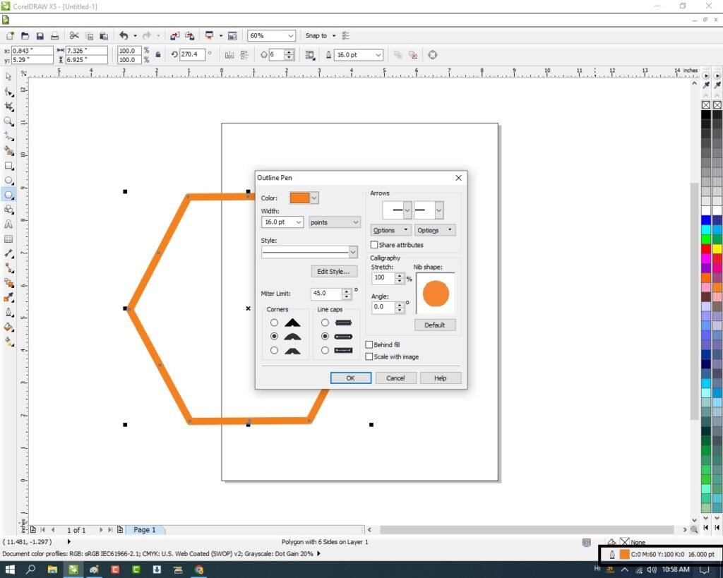 Template Design in CorelDraw