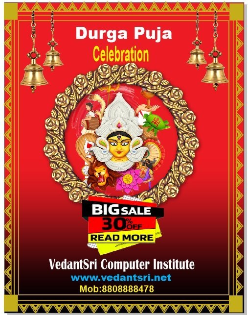 Durga Puja flyer Design in CorelDraw, Easy Method, Complete Steps, Download File