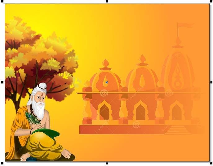 Happy Valmiki Jayanti Poster Design in CorelDraw, Top 1 Best Easy and Effective, Download Source File