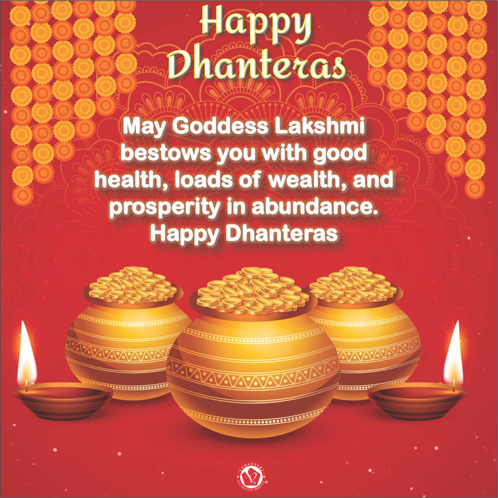 Happy Dhanteras 2022 Wishes, Best Greeting Images, Rangoli