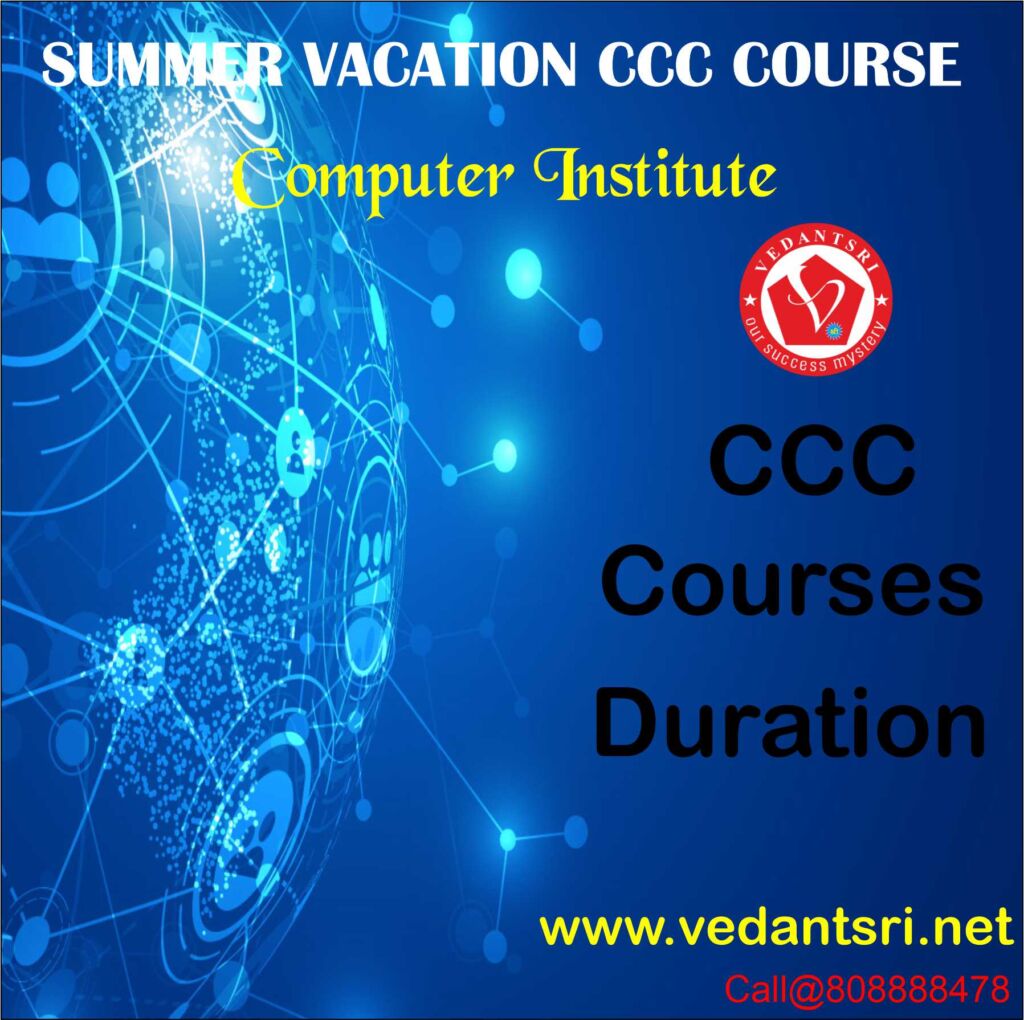 Summer Vacation CCC Courses,