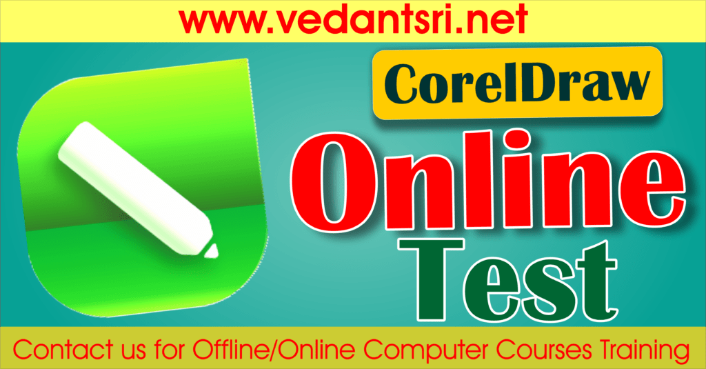 CorelDraw Online Test 2024 VedantSri Institute