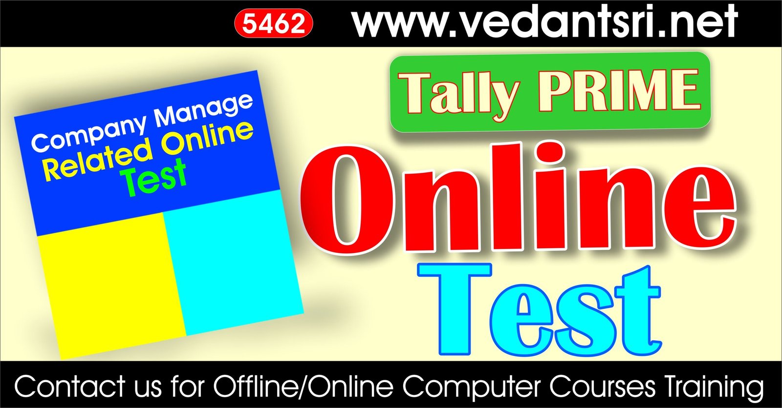 Company Manage in Tally Prime Online Test